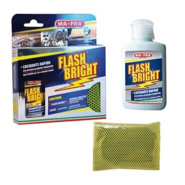 KIT LUCIDANTE PER ACCIAIO "FLASH BRIGHT" BY MAFRA