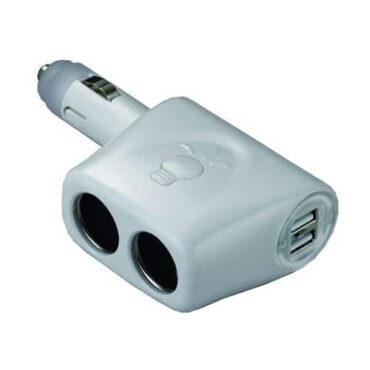 SDOPPIATORE PRESA ACCENDISIGARI CON USB