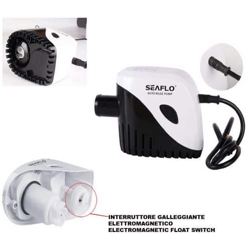 POMPA DI SENTINA AUTOMATICA CON GALLEGGIANTE ELETTROMAGNETICO