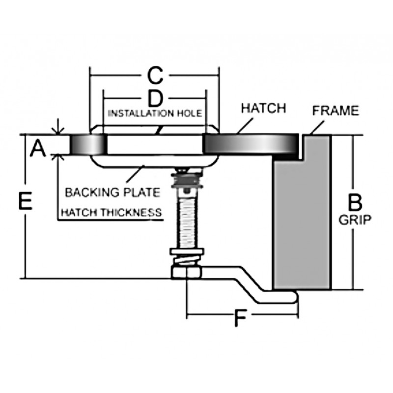 ALZAPAGLIOLO INOX 316 Ø MM.78 - immagine 2