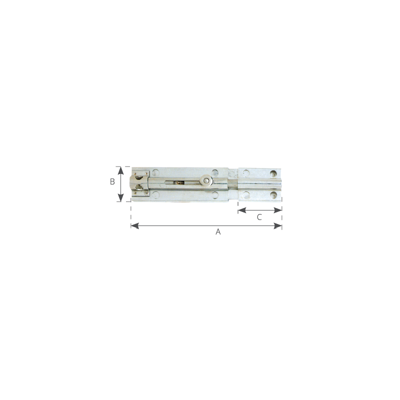 CATENACCIO INOX PORTALUCCHETTO SICUREZZA - immagine 2