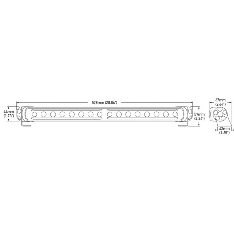 PROIETTORE A LED SEA HAWK 470 CON EDGE LIGHT - immagine 3