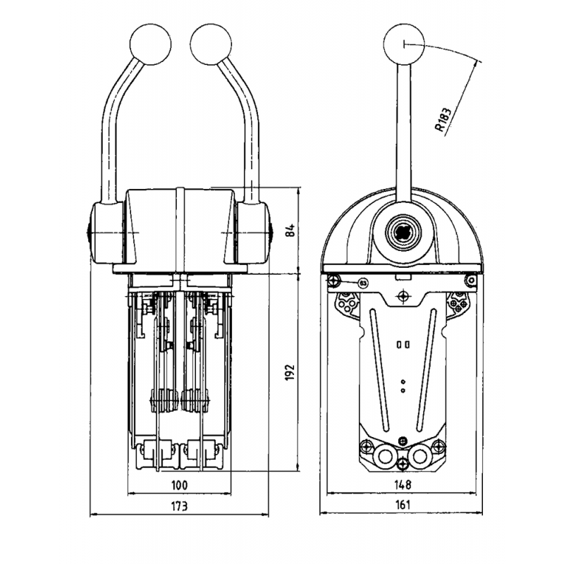 SCATOLA COMANDO B322S INVERTITORE - immagine 2