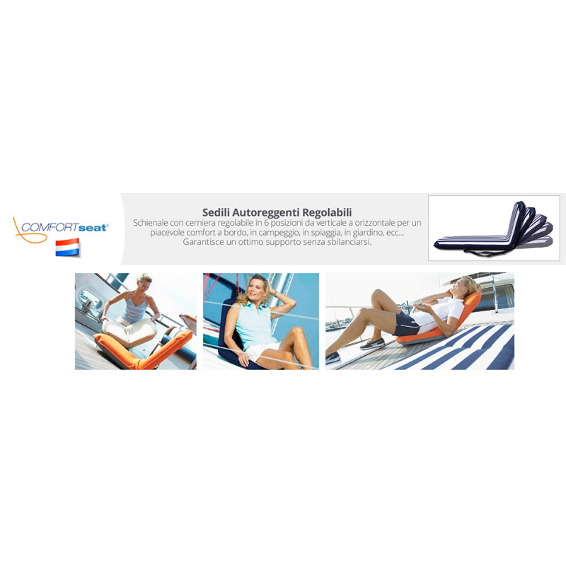 SEDILE COMFORT REGULAR BLU BIANCO - immagine 2