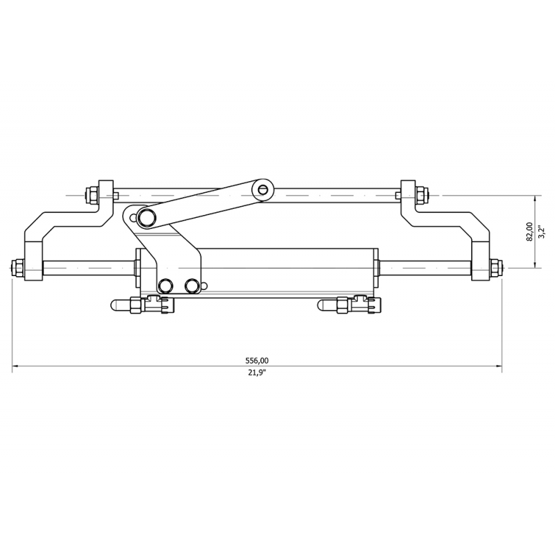 TIMONERIA IDRAULICA GF150BRT UNIVERSALE - immagine 2