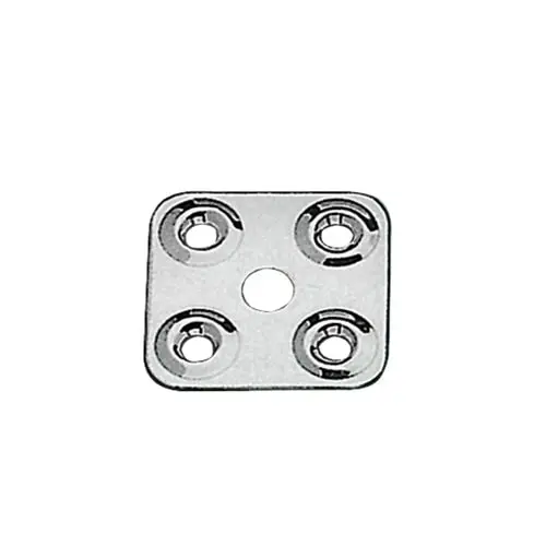 piastra inox fissaggio cinghie