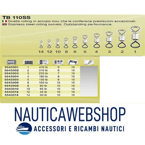 GIRELLA MICRO TUBERTINI TB110SS INOX - immagine 2