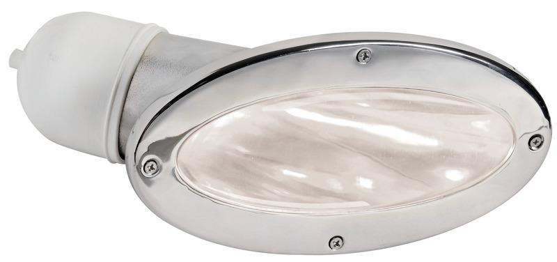 Fabbricati in acciaio inox AISI 316 lucidato a specchio.Lente di protezione frontale.