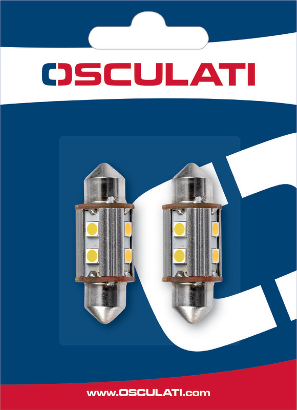 Provviste di LED con irraggiamento totale sui 360°.