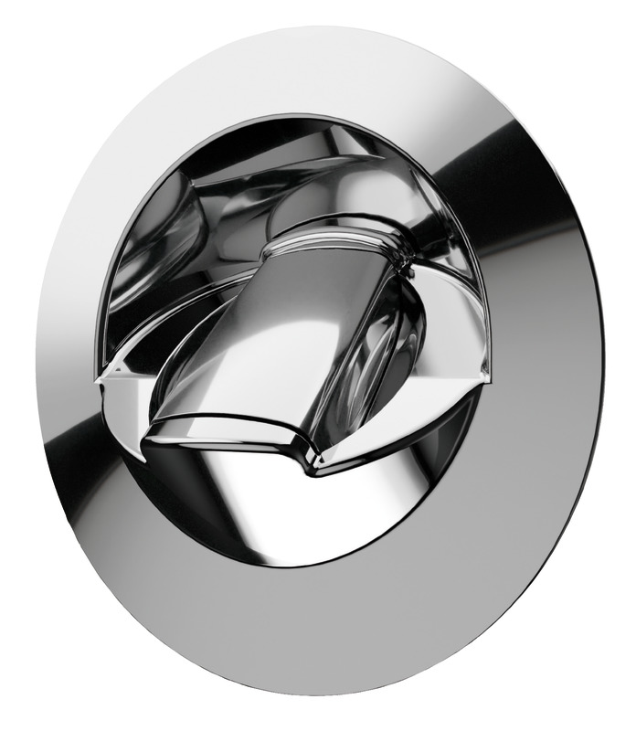 Doccia Saturn solo fredda, estetica flat , a scomparsa, installazione orizzontale o verticale.Vano doccia provvisto di una guarnizione antivibrante.Regolazione del flusso d’acqua tramite bottone push lock che consente di bloccare il getto d’acqua.
