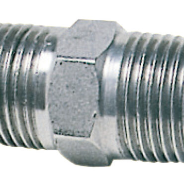 SS double pipe nipple 3/8"