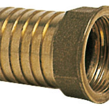 Cast brass female hose adaptor 3/4" x 16 mm