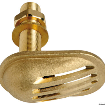 Cast brass thru hull scoop strainer 2"1/2