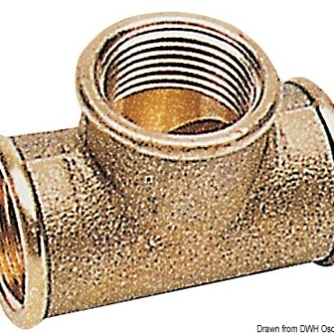 Brass T-fitting 1/4"