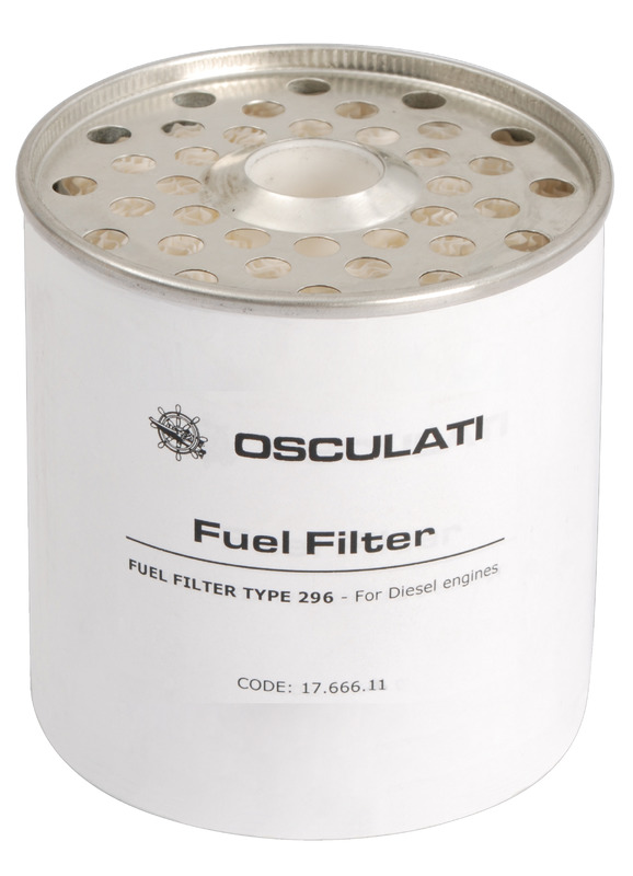 Filtro separatore acqua-carburante. Costruito in accordo con norma ISO 10088.Testa + vaschetta con scarico acqua fabbricati in alluminio.