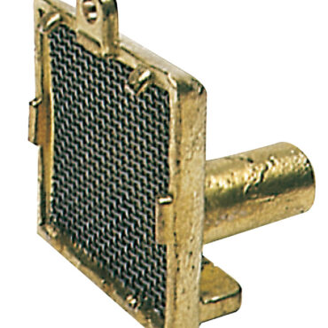 In ottone marino per tubo pompa sentina, provviste di rete inox anti-sporco. Adatte per tutte le pompe autoadescanti con uscita 1/2 oppure16/19 mm.
