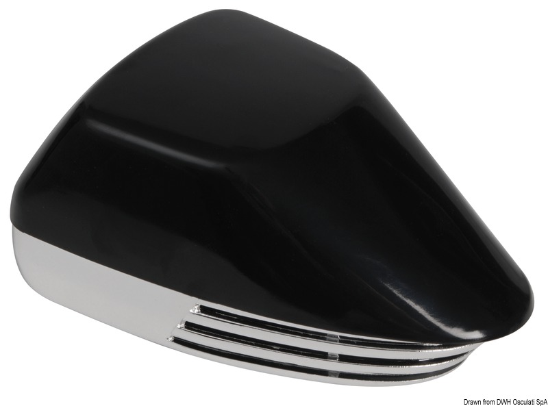 Supporto in acciaio inox. Carcassa in ABS, linea compatta.