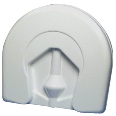 Involucro di ABS bianco da appendere al pulpito oppure a parete. Apertura velocissima.