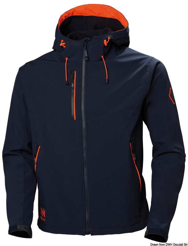 HH Chelsea Evo Hooded Softshell navy blue XXL