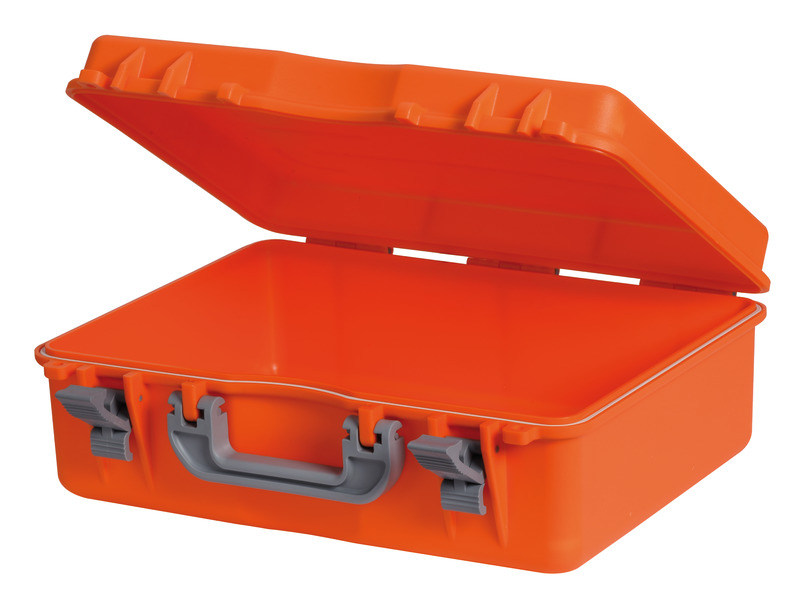 Cassetta nelle dimensioni corrette per contenere il kit pronto soccorso in accordo con il DM. 1/10/2015 in vigore dal 18/01/2016