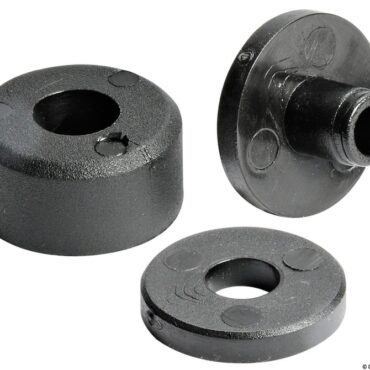 Glass stop spacer white Packaging containing N. 100 pcs.