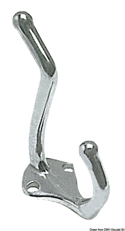 In acciaio inox lucidato.