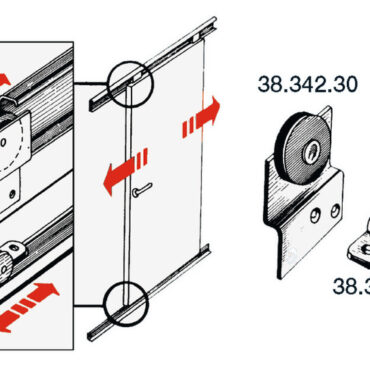 SS lower rail 12x11x2000 mm