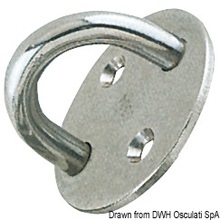 In acciaio inox lucidato.