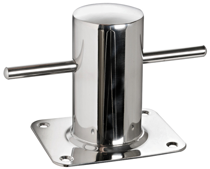 Fabbricata in acciaio inox AISI 316 lucidato a specchio.