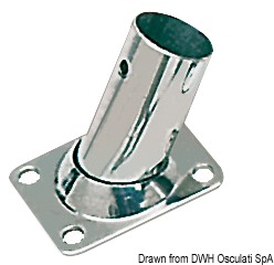 Basette pulpito in acciaio inox AISI 316 lucidato, ricavato da lastra e tubo accoppiati con saldatura ad argon. Finitura accurata, lucidatura a mano a specchio.