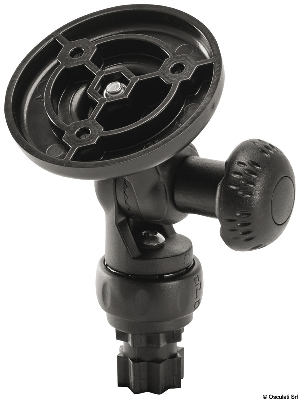 Predisposti per accettare strumenti specifici Garmin o staffe di tutte le altre marche.• Giunto frizionato a 360°.• Regolabile per adattarsi a posizioni di montaggio complesse.• Rimozione senza attrezzi.