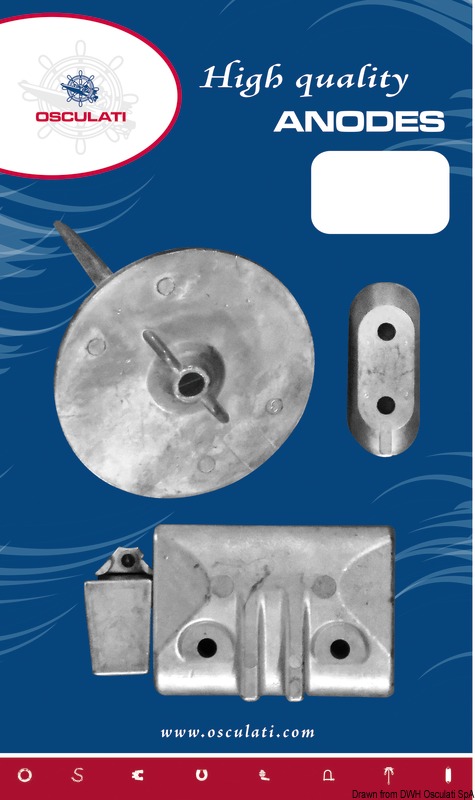 Anode kit for Yamaha outboards 60/90 HP