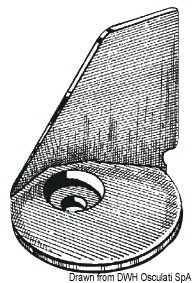 Fin anode for 35/40 HP