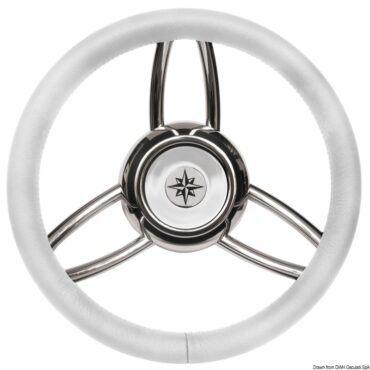Struttura in acciaio inox lucido. Cono universale.