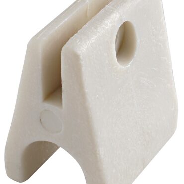In nylon bianco per creare con i corrimano in acciaio inox un arco supporto-telone.