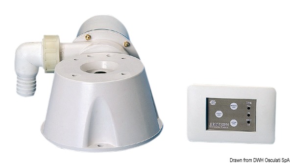 Per trasformare wc a mano o elettrici tradizionali (50.205../50.206.. / 50.207.. / 50.211.. / 50.217.. / JABSCO / RARITAN / RN69 / ecc.. ) in wc vacum. Il kit comprende: il gruppo base-pompa ed il pannello elettrico di controllo. Da acquistare separatamente, le pompe autoaspiranti 16.193.12-24 e le eventuali elettrovalvole 50.203.10-11.
