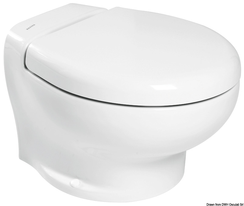 Il WC Nano combina il comfort di una comoda seduta con le più piccole dimensioni in altezza sul mercato senza rinunciare all’affidabilità ed alle prestazioni.Rimane silenzioso come tutte le toilet Tecma. Caratteristica principale l’altezza di soli 295 mm. Colore bianco, tazza in ceramica made in Italy, Tavoletta in plastica termoindurente che nasconde il sedile.Pannello di controllo “Eco Rocker switch” incluso. Sistema completo di elettrovalvola per bypassare l’impianto idrico di bordo. Per installazione con pompa di carico acqua di mare ordinare il codice 16.525.12/16.525.24 o simili.