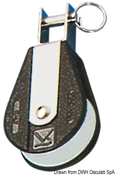 Serie rinforzata, in nylon nero e acciaio inox.
