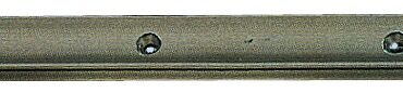 Track anodised aluminium + PTFE 25x16mm 2m