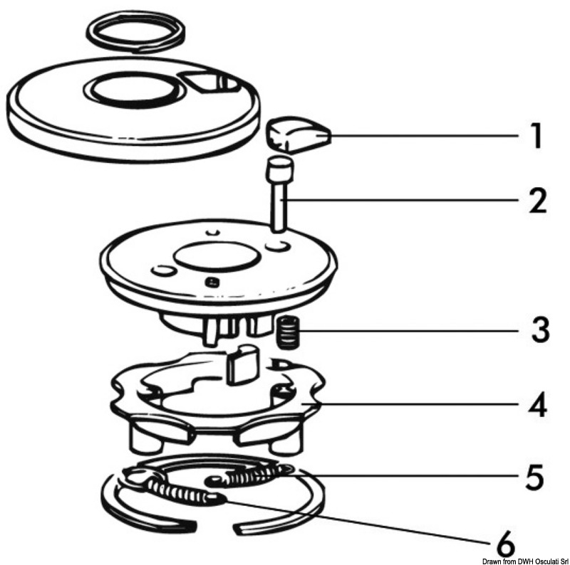 Button for third speed coupling