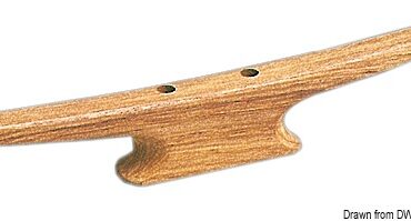 Teak cleat 200 mm