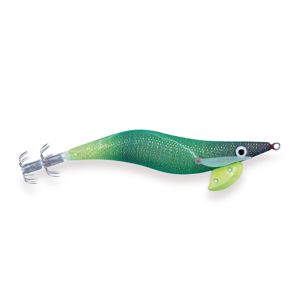 La totanara da eging Akami Chidori è un'attrezzatura da pesca di alta qualità con colori sgargianti, dispositivo di rattling e luminescenza rossa. Offre cinque opzioni di colore e utilizza materiali premium che riflettono la luce grazie all'effetto prisma del filo. È dotata di pinnette laterali in silicone fosforescente azzurro, creando un affascinante contrasto con il corpo rosso. L'occhio bidimensionale è accattivante e fosforescente. I cestelli ben acuminati garantiscono una presa solida, mentre la deriva in piombo giallo fluo con due fori permette un bilanciamento ottimale in condizioni sfavorevoli. Adatta sia per l'eging che per la pesca tradizionale dei cefalopodi da imbarcazione, offre prestazioni di alto livello.
