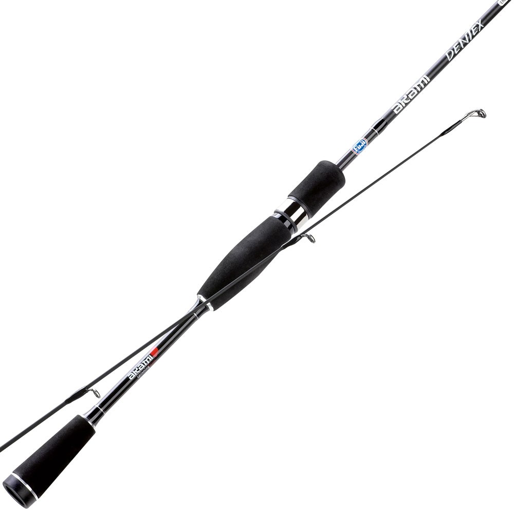 Akami Dentex è più di una canna da pesca, è un compagno affidabile progettato per pescatori esperti. La sua struttura in carbonio 30T rappresenta l'apice dell'ingegneria leggera e resistente. Ogni modello Dentex è progettato con un'azione semi-parabolica e una cima piena. Questa combinazione offre la giusta flessibilità per affrontare con successo anche le prede più sfuggenti. Che tu sia impegnato nel rock fishing o nello spinning light, la Dentex si adatterà perfettamente al tuo stile di pesca. Gli anelli FUJI garantiscono una guida affidabile del filo, minimizzando l'attrito e massimizzando la distanza dei lanci. La placca ergonomica DPS offre una presa comoda e sicura, permettendoti di concentrarti sulla tua cattura senza distrazioni.