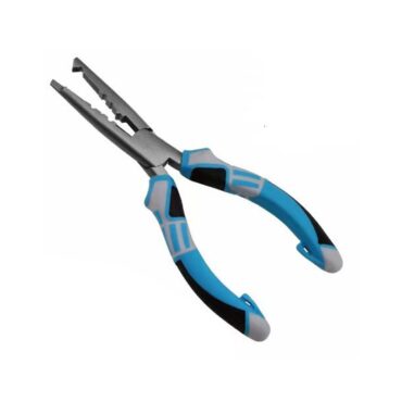 Pinze da pesca AKAMI FISHING PLIERS HC-114 in acciaio e carbonio forgiato a mano, con funzioni di apertura anelli spaccati, taglio fili, schiacciamento piombi e sleeve. Lame trattate con finitura in teflon. Impugnature comode e antiscivolo per una presa sicura.