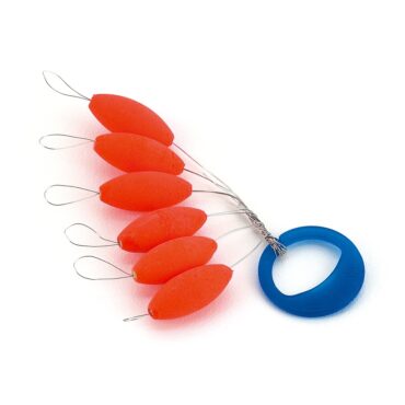 Flotterini ovali ad alta galleggiabilità. Ideali per surfcasting, bolentino e trota torrente.