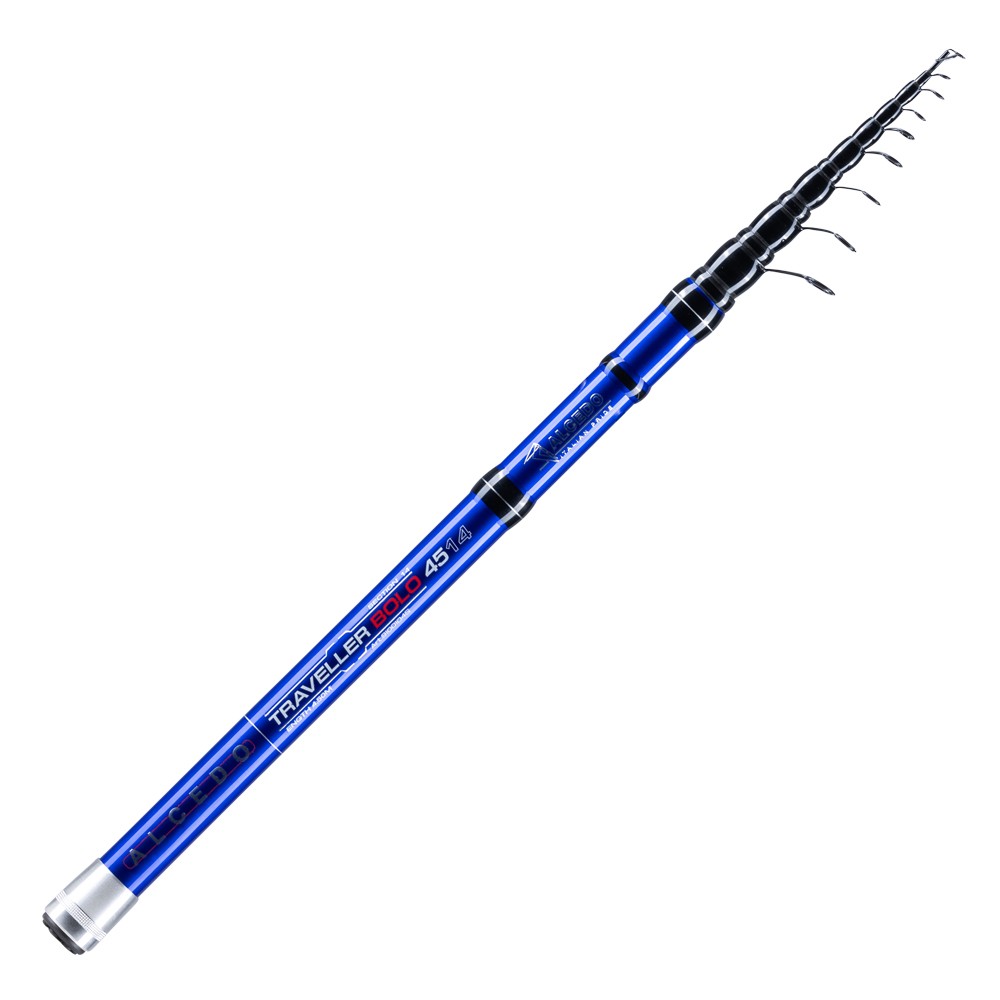 Alcedo TRAVELLER BOLO è l'ideale per chi si sposta frequentemente e ha bisogno di una canna che, una volta chiusa, sia estremamente compatta e facilmente trasportabile. La sua eccezionale struttura e resistenza la rendono perfetta anche per chi ama andare a pesca in motorino o in bicicletta. L'azione media offre un ampio raggio di utilizzo, adattandosi a diverse tecniche, sia dalla barca che dalle strutture portuali, oltre che dai torrenti ai fiumi. Montata con anelli SIC legati, ad alta dissipazione di calore e pietra extra dura, la canna è lunga 4 metri e ha ben 12 sezioni, con un ingombro da chiusa di soli 53 cm!