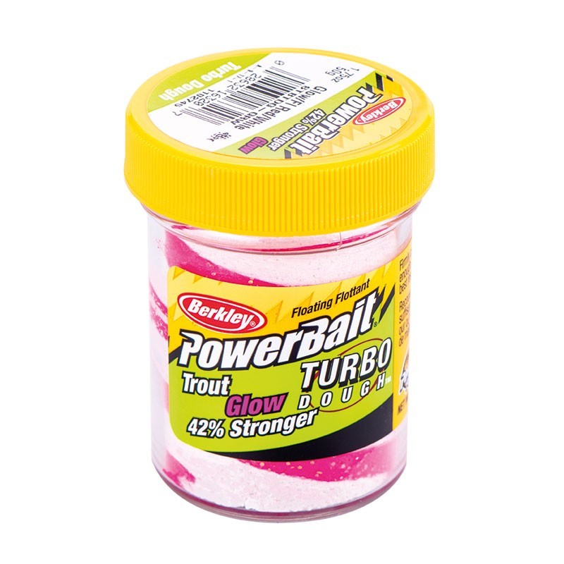 La pasta Glitter Turbo Dough permette alla trota di vedere l'esca da una distanza maggiorata, grazie ai Glitter che simulano delle squame di pesce. 42% più forte rispetto alle altre paste, Glitter Turbo Dough vi sorprenderà!
Berkley PowerBait® ideale sia per principianti che per esperti! Gli scienziati di Berkley hanno trascorso oltre 25 anni a perfezionare un profumo e un sapore irresistibile con l'esclusiva formula di PowerBait®.
I pesci amano PowerBait® così tanto da attrarli 18 volte di più rispetto alle altre paste in commercio, offrendoti la sicurezza per sentire più abboccate.