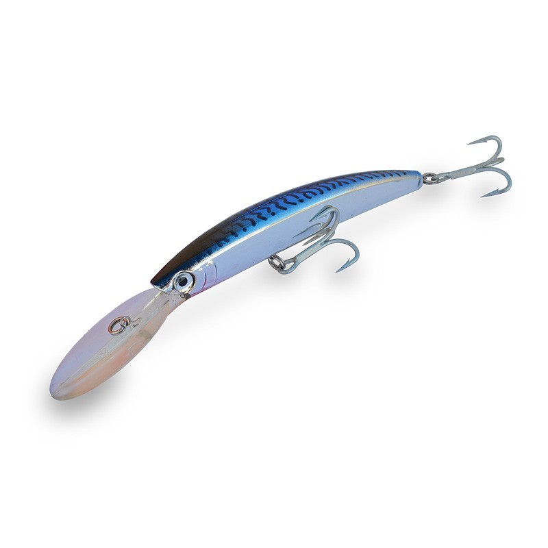 DTD Turbo Skusa DD 90 è un artificiale ideato per la traina costiera, presenta delle rifiniture realistiche con colorazione Natural Mackerel, occhi 3D, lip di dimensione importante per un affondamento maggiore, corpo leggermente curvato per un azione di wobbling stretto, monta ancorette VMC.
Azione: Sinking
Lunghezza: 90 mm
Peso: 9,4 gr