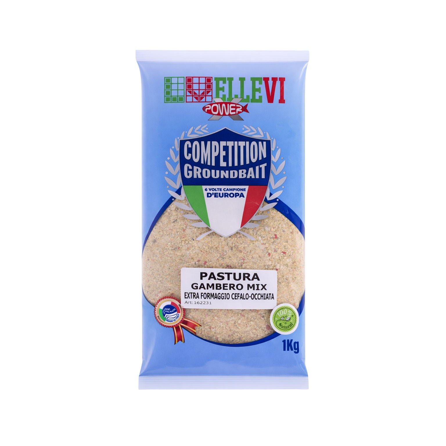 Una miscela esplosiva per i pescatori a Pesca al colpo, Bolognese, Gallegiante, al colpo,passata,agonismo, feeder, fondo, ledgeringche puntano in alto. La Pastura ELLEVI GamberoMix extra FormaggioSpeciale è una pastura chiara a granulometria medio-grande, con una formula unica a base di farina di gambero, un'alta percentuale di formaggio, amminoacidi e particelle rosse visibili. Creata specificamente per cefali e occhiate, è la tua arma segreta per attirare e trattenere i branchi, peretta per Pesca al colpo, Bolognese, Gallegiante, ,agonismo, feeder, fondo, ledgering.
