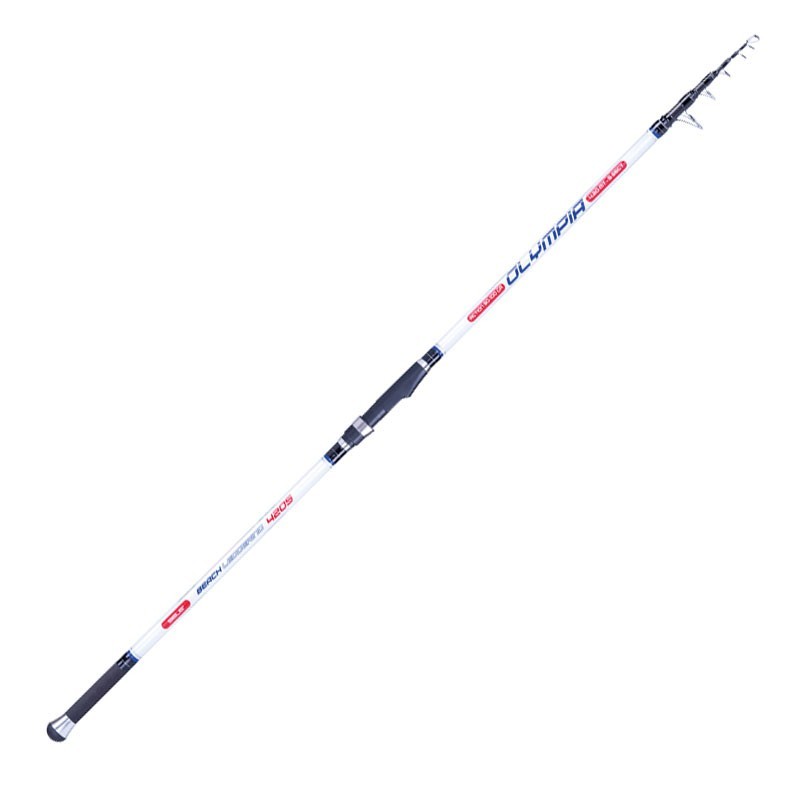 Canna da pesca della famiglia Sele, Olympia è una canna da surf di altissima qualità, progettata ed ideata per gli specialisti del beach ledgering. Il fusto in carbonio leggerissimo permette di percepire ottimamente le abboccate. Monta anelli legati a doppio ponte in titanio ad alta scorrevolezza, placca porta mulinello a vite e cima con puntale rinforzato.Fusto in High CarbonAnelli doppio ponte